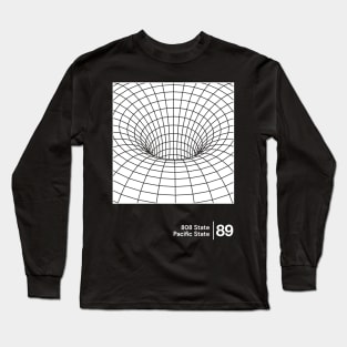 808 State / Minimalist Graphic Artwork Design Long Sleeve T-Shirt